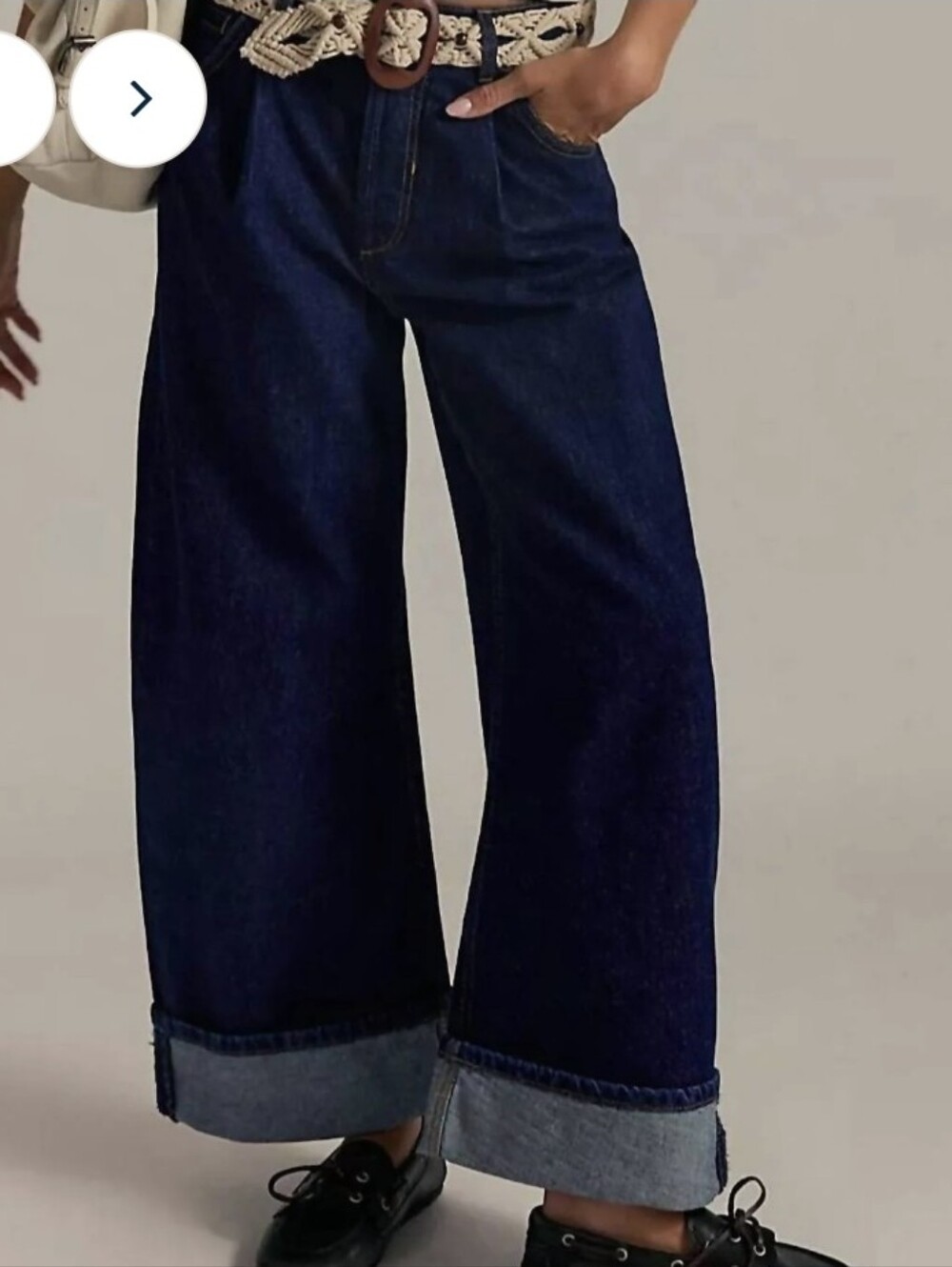 NWOT Free People Alila wide leg jeans in hawthrone blue